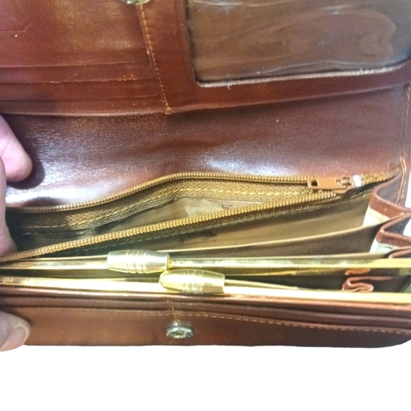 Leonardo da Vinci Brown Leather Wallet - Picture 7 of 13